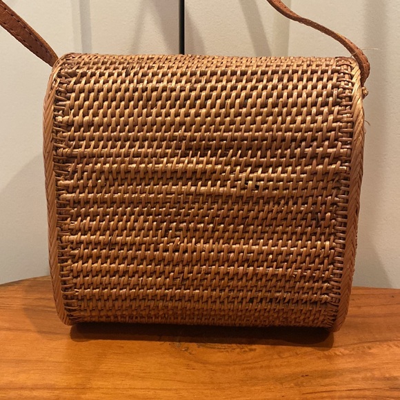 Anthropologie whicker mini purse - Picture 4 of 7